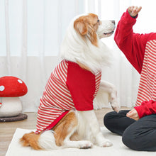 Load image into Gallery viewer, 4-42.5kg Striped Pet Clothes arge Dog Winter Clothes Velvet Big Dog Coat Puppy Clothing Pet Vest For Small Medium Large Dogs