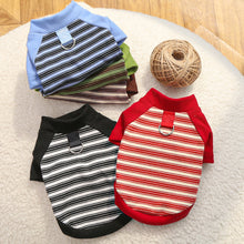 Load image into Gallery viewer, 4-42.5kg Striped Pet Clothes arge Dog Winter Clothes Velvet Big Dog Coat Puppy Clothing Pet Vest For Small Medium Large Dogs