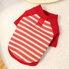 Load image into Gallery viewer, 4-42.5kg Striped Pet Clothes arge Dog Winter Clothes Velvet Big Dog Coat Puppy Clothing Pet Vest For Small Medium Large Dogs