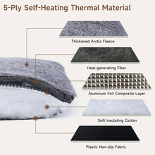 Load image into Gallery viewer, Pet Self Heating Pad Extra Warm Thermal Dog Pad Washable Anti-Slip Kennel Mat Pet Supplies for Medium Small Dogs and Cats