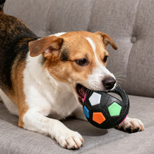 Load image into Gallery viewer, Pet Football Toy Tough Interactive Squeaky Ball Toy for Dogs Durable Chew Toy for Aggressive Chewers Pet Training & Fetch Play