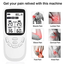 Load image into Gallery viewer, 36 Modes Tens Muscle Stimulator EMS Full Body Massaging Patches Back Waist Knee Digital Tool Muscle Relax Massager