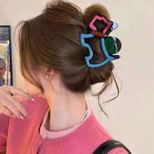 Load image into Gallery viewer, 1Pc Fashion Dog Hair Clips Cute Puppy Contrast Color Scratching Clip High-End Painted Hair Accessories For Women