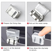 Load image into Gallery viewer, 1/5/10Pcs Invisible Leg Shortening Clips Non-Slip Acrylic Pants Edge Clip Seam-Free Hidden Hem Fixing Device for Anti-Drag Pants