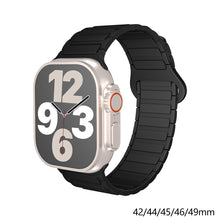 Load image into Gallery viewer, Magnetic Silicone Watch Strap for Apple Watch Bands 38mm 40mm 42mm 44mm 46mm 49mm Bracelet iWatch Series 11 10 9 SE 3 2 1 Ultra 3 2
