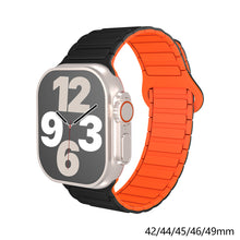 Load image into Gallery viewer, Magnetic Silicone Watch Strap for Apple Watch Bands 38mm 40mm 42mm 44mm 46mm 49mm Bracelet iWatch Series 11 10 9 SE 3 2 1 Ultra 3 2
