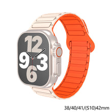 Load image into Gallery viewer, Magnetic Silicone Watch Strap for Apple Watch Bands 38mm 40mm 42mm 44mm 46mm 49mm Bracelet iWatch Series 11 10 9 SE 3 2 1 Ultra 3 2