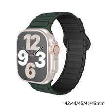 Load image into Gallery viewer, Magnetic Silicone Watch Strap for Apple Watch Bands 38mm 40mm 42mm 44mm 46mm 49mm Bracelet iWatch Series 11 10 9 SE 3 2 1 Ultra 3 2