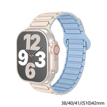 Load image into Gallery viewer, Magnetic Silicone Watch Strap for Apple Watch Bands 38mm 40mm 42mm 44mm 46mm 49mm Bracelet iWatch Series 11 10 9 SE 3 2 1 Ultra 3 2