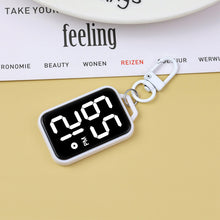 Load image into Gallery viewer, Square LED Keychain Pendant Mini Watch Cartoon Digital Wall Watch Electronic Watch Student Kid Present