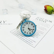 Load image into Gallery viewer, Nurse Student Tiny Quartz Pocket Watch With Keyring Large Dial Digital Pocket Watch Pendant Kid Gift