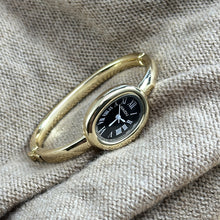 Load image into Gallery viewer, Bathtub Bracelet Watch Roman Numerals Oval Quartz Watch Retro Women's Watches Gold Watch Small Dial Light Luxury Watch