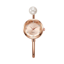 Load image into Gallery viewer, Fashionable Pearl Bracelet Watch Women's Diamond-Encrusted Watch Light Luxury High-End Watch Accessories Gift
