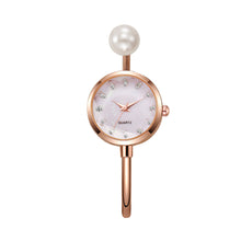 Load image into Gallery viewer, Fashionable Pearl Bracelet Watch Women's Diamond-Encrusted Watch Light Luxury High-End Watch Accessories Gift