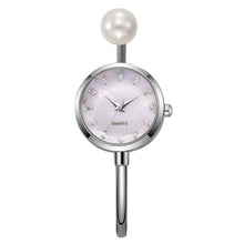 Load image into Gallery viewer, Fashionable Pearl Bracelet Watch Women's Diamond-Encrusted Watch Light Luxury High-End Watch Accessories Gift