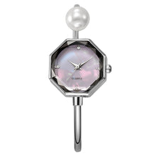 Load image into Gallery viewer, Fashionable Pearl Women's Bracelet Quartz Watch Diamond Cut Surface Exquisite Bracelet Light Luxury High-End Watch Accessories