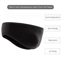 Load image into Gallery viewer, Winter Polar Fleece Ear Cups Warm Headband Outdoor Sports Earmuffs Ear Protectors Windproof Earflap For Running Skiing
