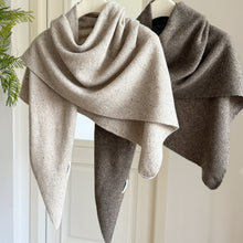 Load image into Gallery viewer, Winter Wool Scarf Shawl Neckerchief Thickened Triangular Scarf Casual Wear Elegant Oversized Women Big Shawl