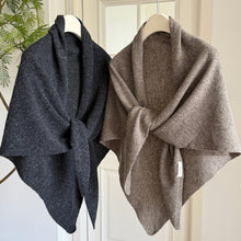Load image into Gallery viewer, Winter Wool Scarf Shawl Neckerchief Thickened Triangular Scarf Casual Wear Elegant Oversized Women Big Shawl