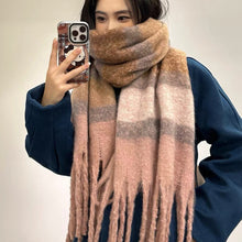 Load image into Gallery viewer, Winter Korean Style Women's Scarf High-End Thickened Warm Scarf Neck Warmer Thick Neckerchief Accessories