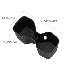 Load image into Gallery viewer, Car Interior Armrest Storage Rear TPE Cup Holder Tray Box Organizer for Kia EV9 2024-2025 Accessories