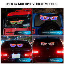 Load image into Gallery viewer, Car Rear Window Warning Light LED Devil's Eye Decorative Light Devil Eye Atmosphere Light Auto Decoration Accessories