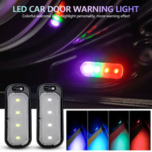 Load image into Gallery viewer, Universal Car Door Decoration Welcome Light Car LED Door Light USB Charging Wireless RGB Safety Anti-collision Signal Lamp