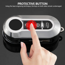 Load image into Gallery viewer, Car Flip Key Case Cover TPU Auto Shell Fob 3 Buttons for Fiat Ducato 500 500L Panda Grande Punto Lancia Musa Accessories