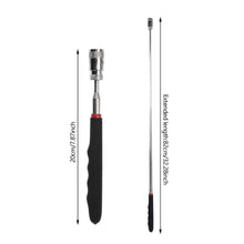 Load image into Gallery viewer, Telescopic Magnetic Pen Extendable Pickup Rod Stick with Light Mini Portable Magnet Pick Up Tool for Picking Up Screws Nut Bol