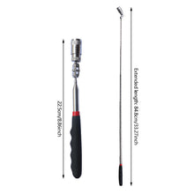 Load image into Gallery viewer, Telescopic Magnetic Pen Extendable Pickup Rod Stick with Light Mini Portable Magnet Pick Up Tool for Picking Up Screws Nut Bol