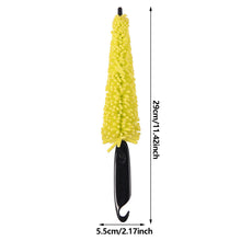 Load image into Gallery viewer, Car Wheel Rim Scrubber Cleaner Brush Microfiber Premium Wheels Wash Brush Non-Slip soft Handle Cleaning Spokes Accessories