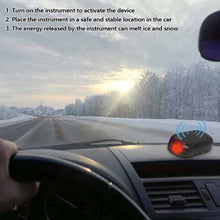 Load image into Gallery viewer, Electromagnetic Car Snow Removal Device Solar Ice and Snow Scraper Automotive Defroster for Windshield and Window