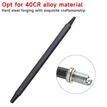Load image into Gallery viewer, Professional Broken Spark Plug Extractor Tool Left-Hand Thread Reverse Tap for Removing Broken Spark Plugs & Screws High-Speed Steel Tapered Automotive Engine Repair Tool