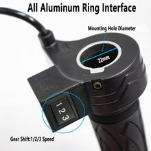Load image into Gallery viewer, 3-Speed Electric Bike Scooter Speed Control Throttle Twist Grip Handlebar Accelerator for E-Bike & E-Scooter Replacement
