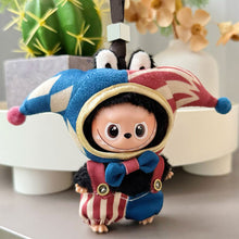 Load image into Gallery viewer, Funny Circus Clown Costume Set For Labubu 4.0 Pin For Love Doll 10.5cm Doll Outfit Clothing Christmas Gift Accessories