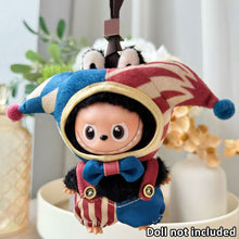 Load image into Gallery viewer, Funny Circus Clown Costume Set For Labubu 4.0 Pin For Love Doll 10.5cm Doll Outfit Clothing Christmas Gift Accessories