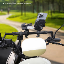 Load image into Gallery viewer, Motorcycle Multi-function Extension Navigation Mount with Reinforced Crossbarfor Scooter E-bike Rearview Mirror Balance Bar Modification