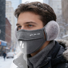 Load image into Gallery viewer, Winter Warm Plush Face Mask With Ear Muffs Windproof Breathable For Men Women Unisex Cycling Cold Weather Protection