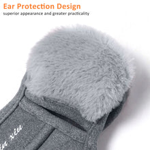 Load image into Gallery viewer, Winter Warm Plush Face Mask With Ear Muffs Windproof Breathable For Men Women Unisex Cycling Cold Weather Protection