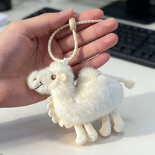 Load image into Gallery viewer, Cute Plush Camel Keychain Charm Mini Desert Camel Doll Pendant For Handbag Backpack Decoration Desert Tourism Couple Gifts