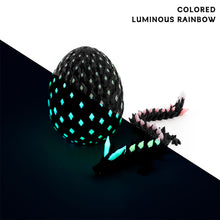 Load image into Gallery viewer, 3D Printed Dragon Egg Luminous 3D Dragon Egg Figurine Flexible Display Mystery Easter Toys Stress Relief for Home Office Decor