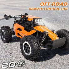 Load image into Gallery viewer, 1:16 Scale RC Car 2.4GHz 20KM/H High Speed All Terrain Off Road Climbing Truck With LED Lights Alloy Drift Racing Toy Gift For Kids Adults