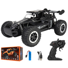 Load image into Gallery viewer, 1:16 Scale RC Car 2.4GHz 20KM/H High Speed All Terrain Off Road Climbing Truck With LED Lights Alloy Drift Racing Toy Gift For Kids Adults