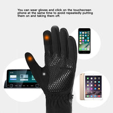 Load image into Gallery viewer, Winter Outdoor Cycling Electric Heated Gloves 3-Level Adjustable Waterproof Anti-Slip Thermal Touchscreen Ski Gloves