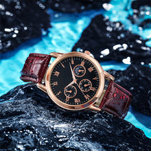 Load image into Gallery viewer, Fashion Men Quartz Watch Three Eyes Watch Alloy Wristwatches Luxury High-End Watch Gift Accessories