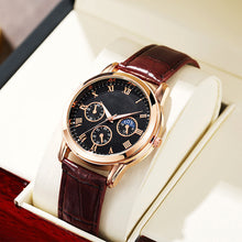 Load image into Gallery viewer, Fashion Men Quartz Watch Three Eyes Watch Alloy Wristwatches Luxury High-End Watch Gift Accessories
