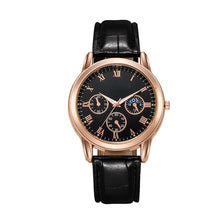 Load image into Gallery viewer, Fashion Men Quartz Watch Three Eyes Watch Alloy Wristwatches Luxury High-End Watch Gift Accessories