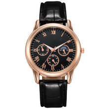 Load image into Gallery viewer, Fashion Men Quartz Watch Three Eyes Watch Alloy Wristwatches Luxury High-End Watch Gift Accessories
