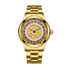 Load image into Gallery viewer, Men Quartz Watch Russian Roulette Dial Watch Sports Style Fashion Wristwatch Male Accessories Gift