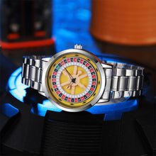 Load image into Gallery viewer, Men Quartz Watch Russian Roulette Dial Watch Sports Style Fashion Wristwatch Male Accessories Gift